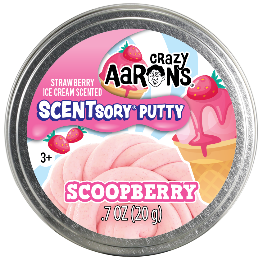 SCENTsory Scoopberry 2.75” Thinking Putty by Crazy Aaron’s #SCN-SB005
