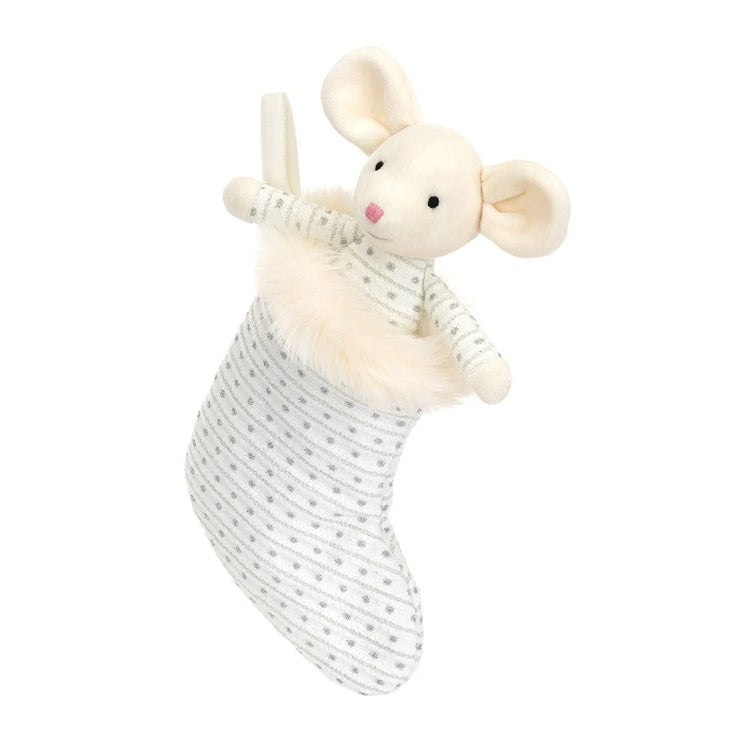 Shimmer Stocking Mouse by Jellycat # SHIM4SM