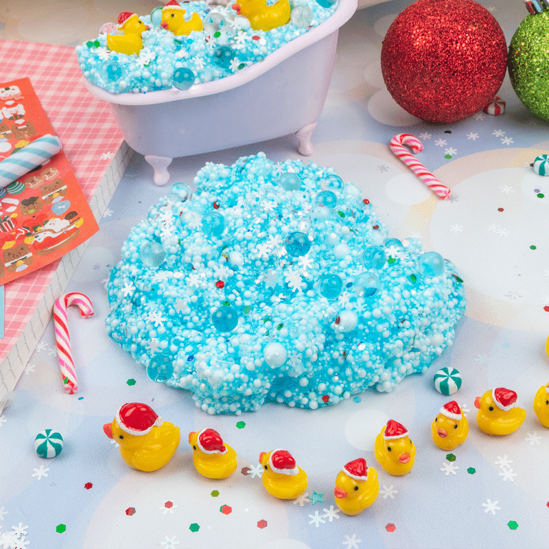 Squeaky Clean Christmas Edition Slime by Kawaii Slime
