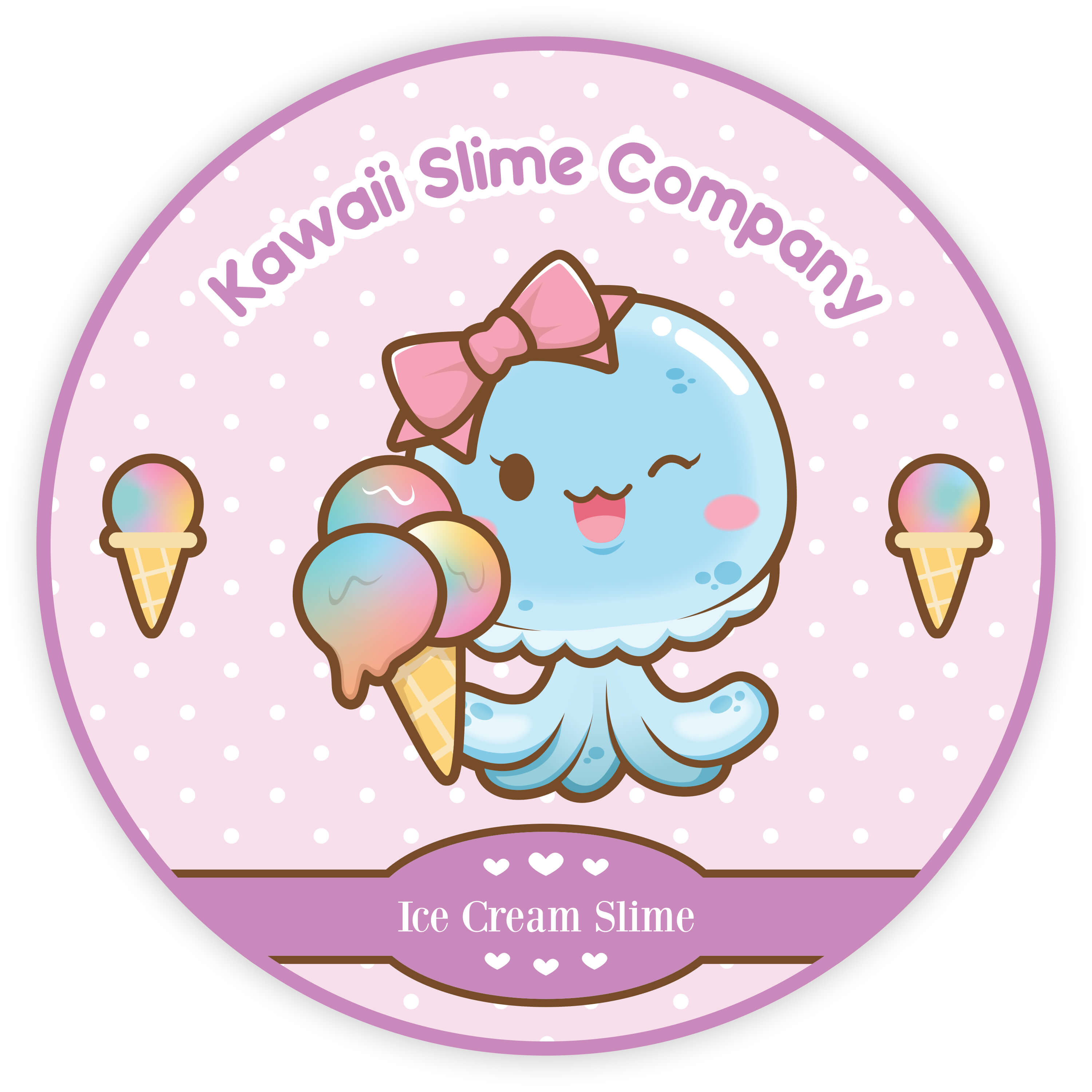 Unicorn Scented Ice Cream Slime by Kawaii Slime