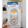 *NEW STYLES* Itzy Soother™ Natural Rubber Paci Sets: Blossom + Rosewood 6-18 M