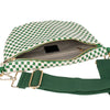 The Fiona | Checkered Woven Bum Bag (10 Colors): Green