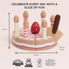 Sliceable Birthday Cake & Candles
