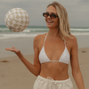 Local Beach Black/Gray Checker Beach & Water Volleyball Size 5: Black/Grey Checker