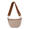 The Fiona | Checkered Woven Bum Bag (10 Colors): Green