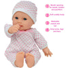 The New York Doll Collection 11" Huggable Doll - Pink Onesie