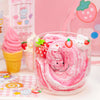 Straw-Bunny Sponge Cake Signature Dome™ Slime