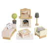 Dolls House Sitting Room Furniture Set