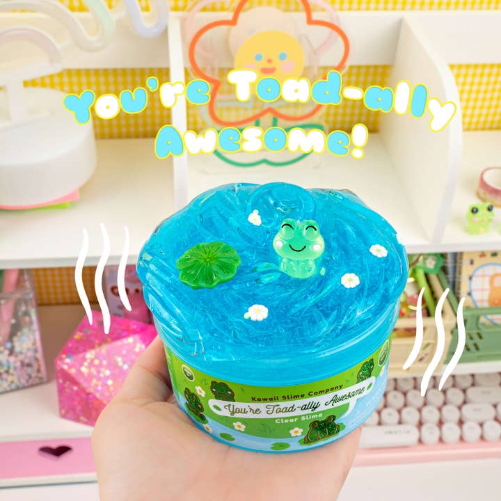 You're Toad-ally Awesome Clear Slime by Kawaii Slime