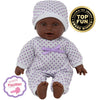 The New York Doll Collection 11" Huggable Doll - Purple Onesie