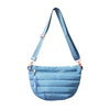 The Blake | Crescent Puffer Sling Bag | 14 Colors : Navy