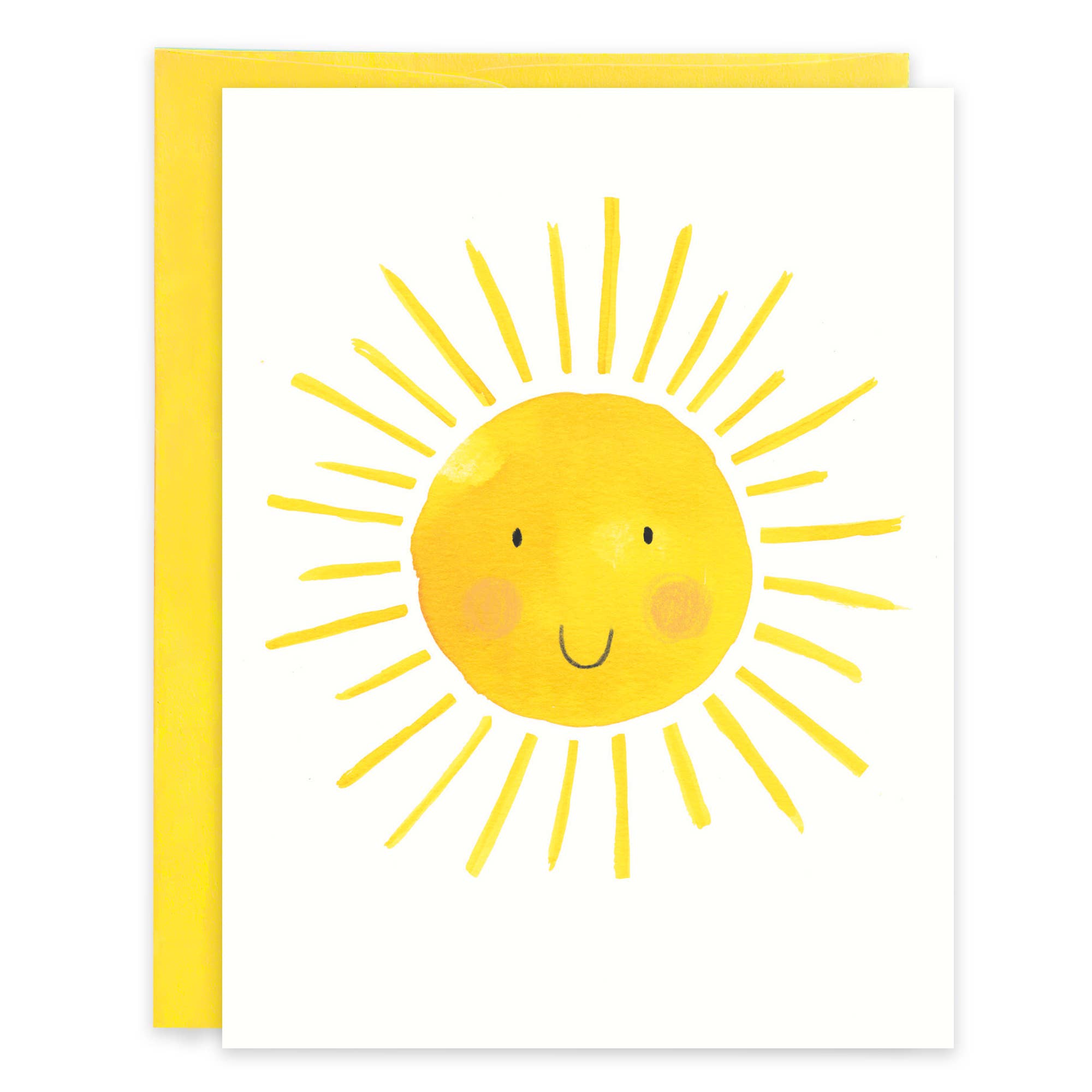 Thinking of You Greeting Card - Smiling Sun