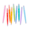 Confetti Stamp Double-Ended Markers - Set of 9