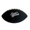 Local Beach Checker Beach & Water Football 9 inch: Black/Grey Checker
