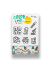Space & Science Colorable Sticker Pack, 3 Sticker Sheets