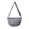 The Blake | Crescent Puffer Sling Bag | 14 Colors : Navy