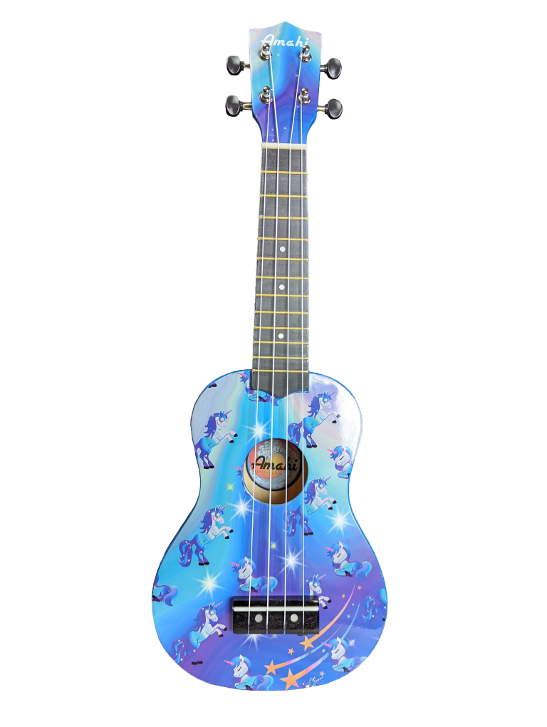 Unicorn Dreams Ukulele by Amahi Ukuleles #DDUK23