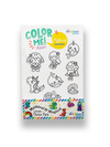 Mythical & Magical Colorable Sticker Pack, 4 Sticker Sheets
