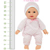 The New York Doll Collection 11" Huggable Doll - Purple Onesie