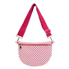 The Fiona | Checkered Woven Bum Bag (10 Colors): Green