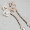 *NEW STYLES* Itzy Soother™ Natural Rubber Paci Sets: Blossom + Rosewood 6-18 M