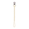 Sweetie Strap™ Silicone One-Piece Pacifier Clips: Toast