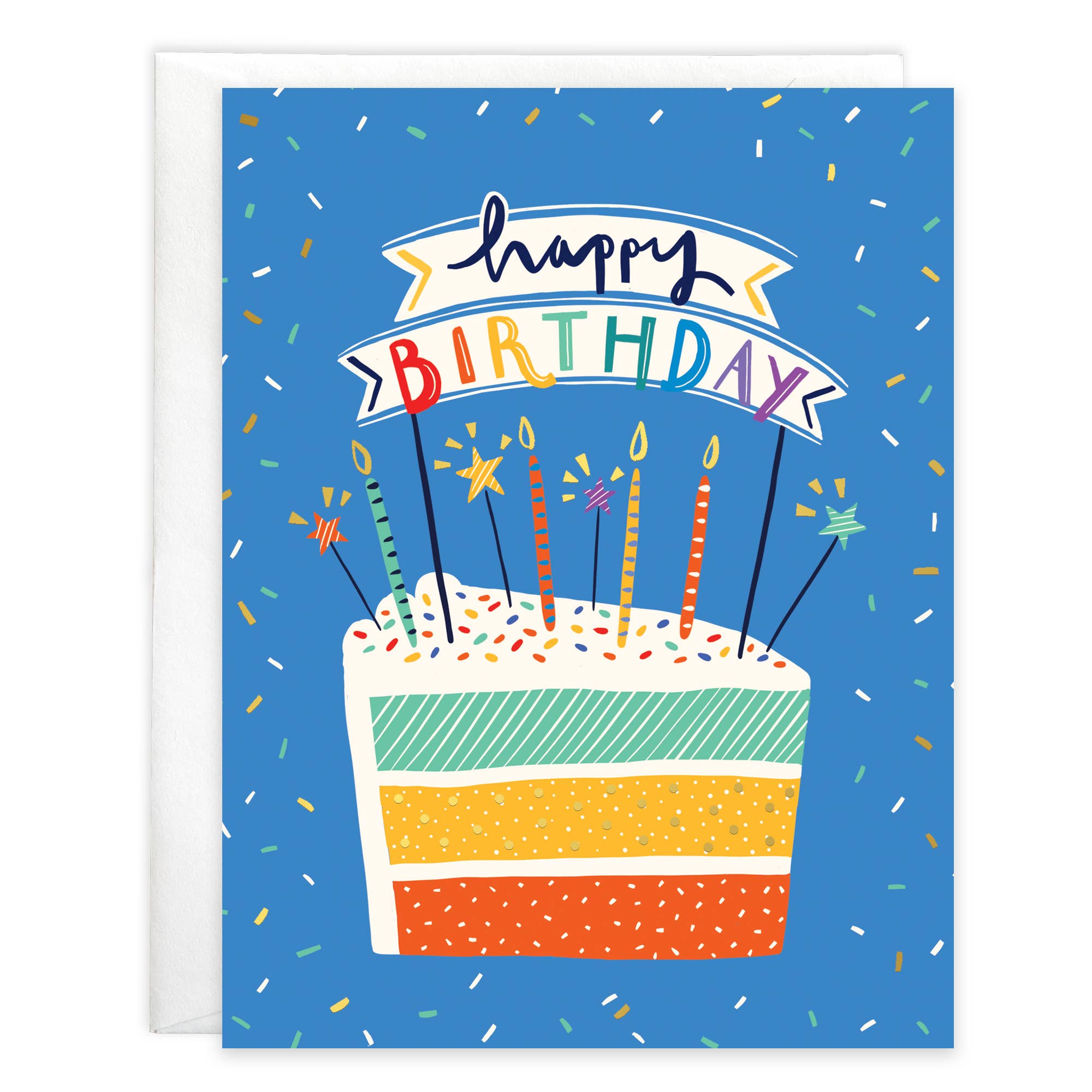 Birthday Greeting Card - Cake Slice