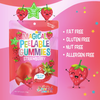 Magical Peelable Strawberry Gummies  (Pack of 6)