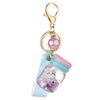 Purple Slimey Cat Liquid Effect Sensory Keychain by Kawaii Slime
