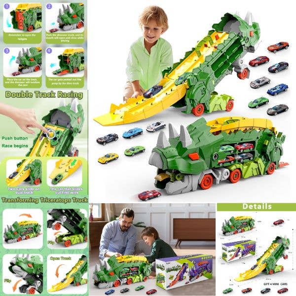 The Triceratops - Deformation Dino Series - Track Slide