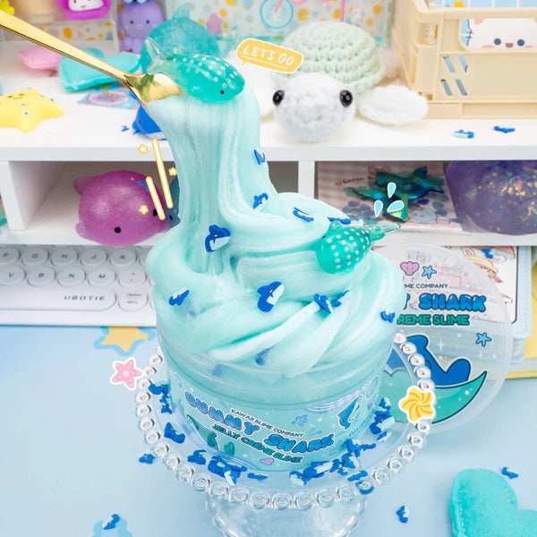 Gummy Shark Jelly Creme Signature Dome Slime