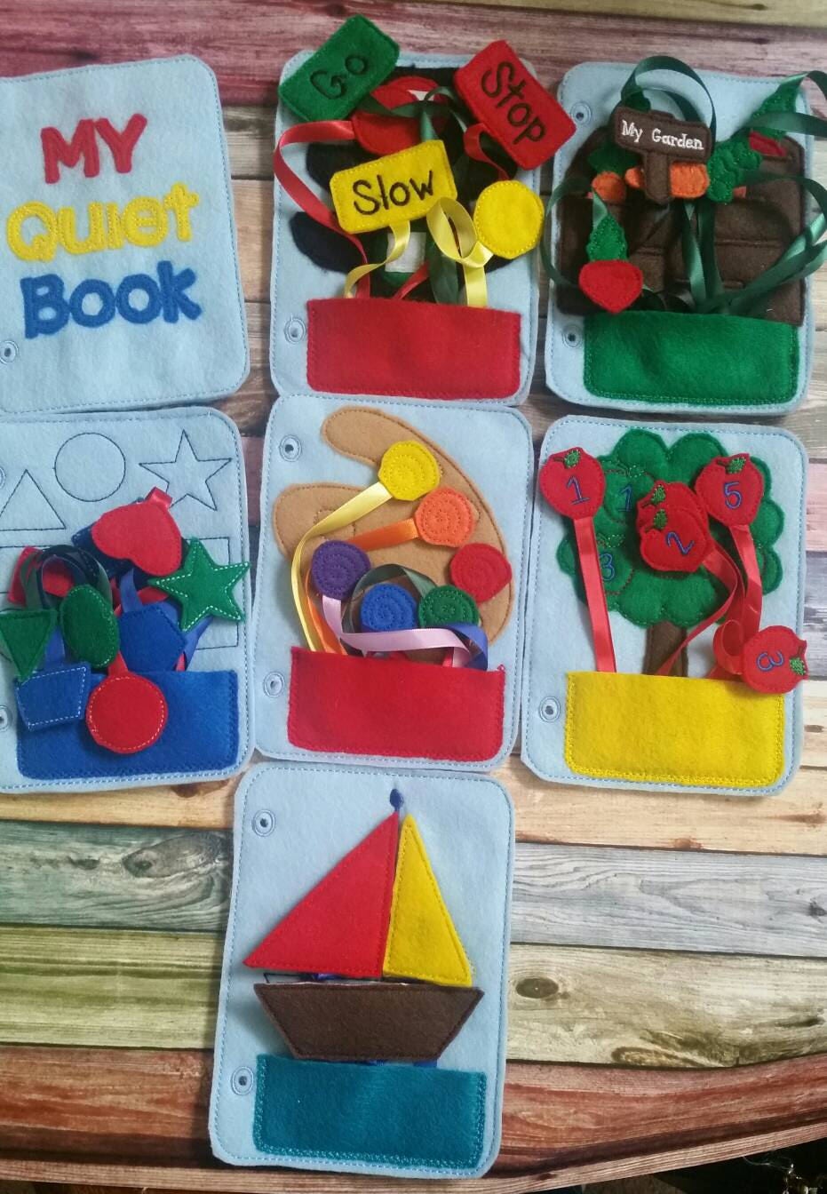 Quiet Book, Birthday Gift, Grandson Gift