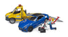MB Sprinter with Roadster & Light/Sound Module by Bruder #2675