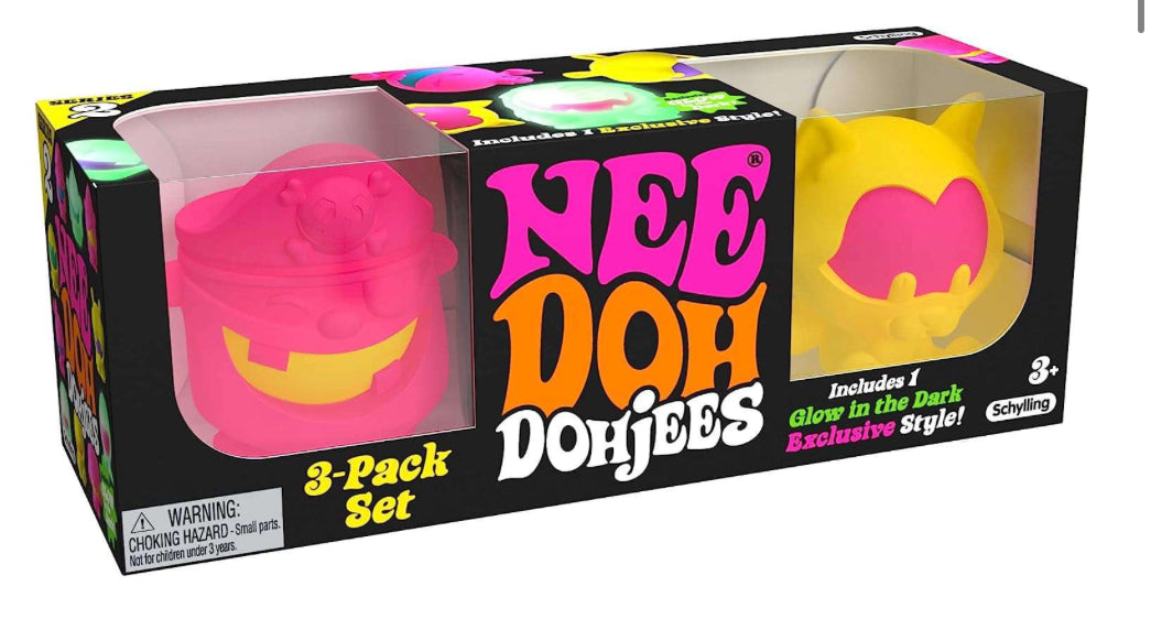 Nee Doh Dohjees Series 2 3-Pack Set by Schylling #DJPK3