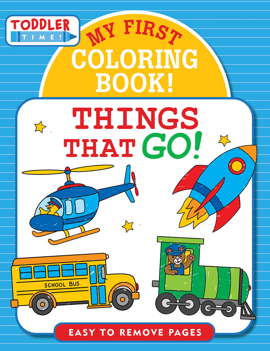 My First Coloring Book! Things That Go! by Peter Pauper Press #335708