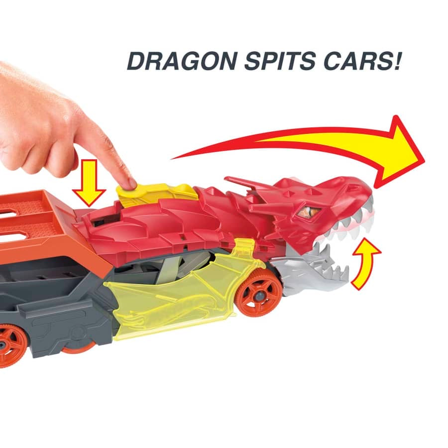 Hot Wheel Dragon Launch Transporter #GTK42