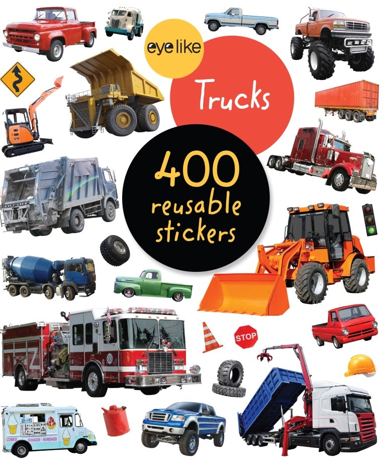 Eyelike 400 Reusable Stickers: Trucks by Workman Publishing