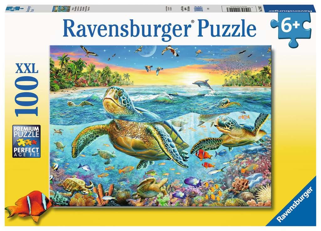 Swim With Sea Turtles 100 Piece Puzzle by Ravensburger #12942