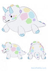 Mini Opalceratops (7”) by Squishable #SQU-119992