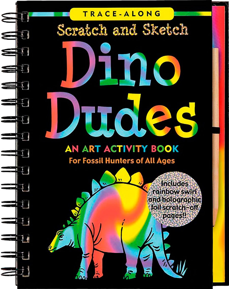 Scratch & Sketch: Dino Dudes by Peter Pauper Press #599737