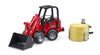 Schäeffer Compact Loader 2034 with Bale Gripper & Bale by Bruder #2192