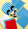 Magic Scrunch Pillow: Puppy by Bright Stripes #SCR-004