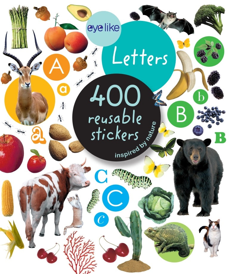 Eyelike 400 Reusable Stickers: Letters by Workman Publishing