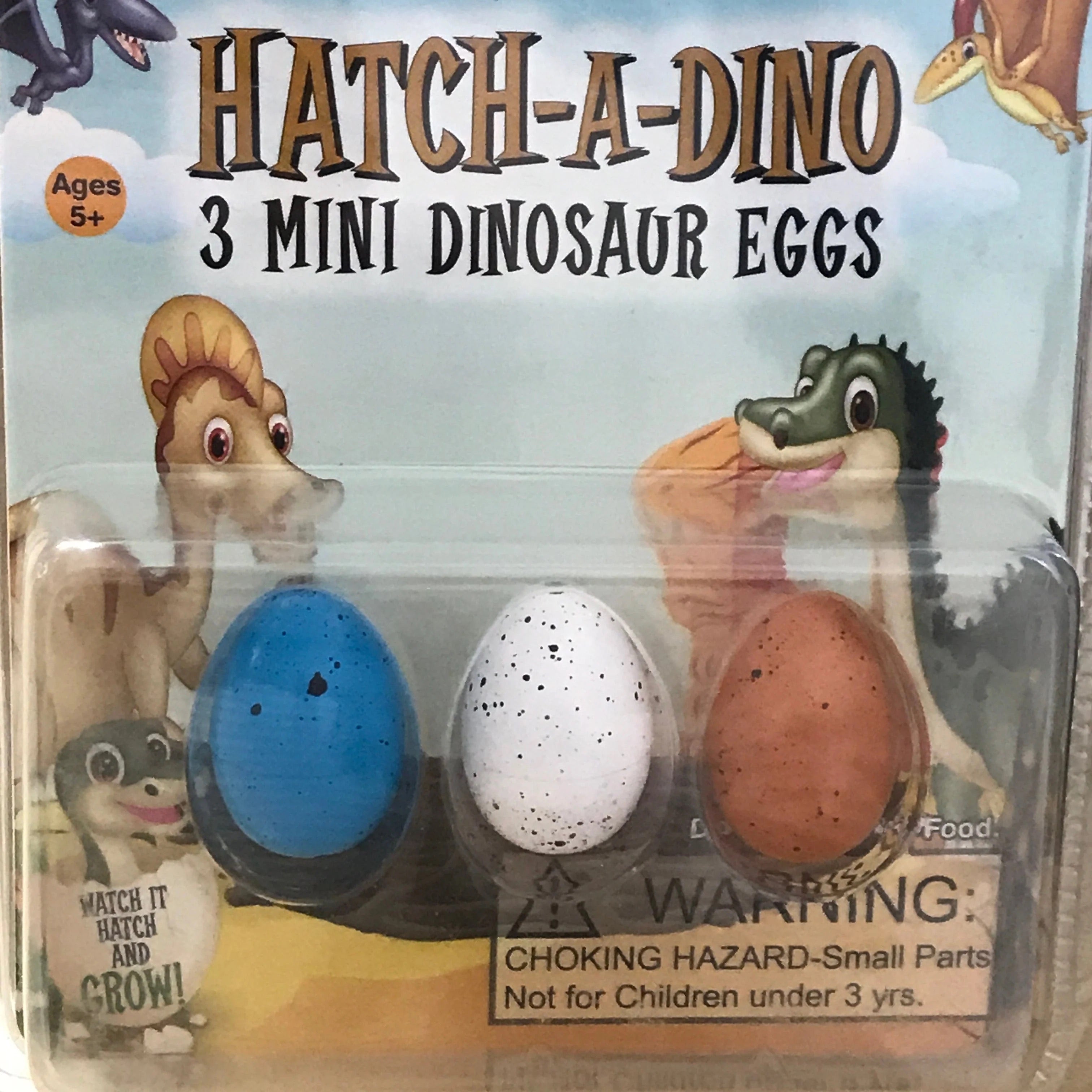 Hatch-A-Dino 3 Mini Dinosaur Eggs by Zorbitz #2030