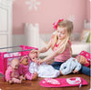 PlayDate Playpen Bed: Pink Flower Power by Adora #218603