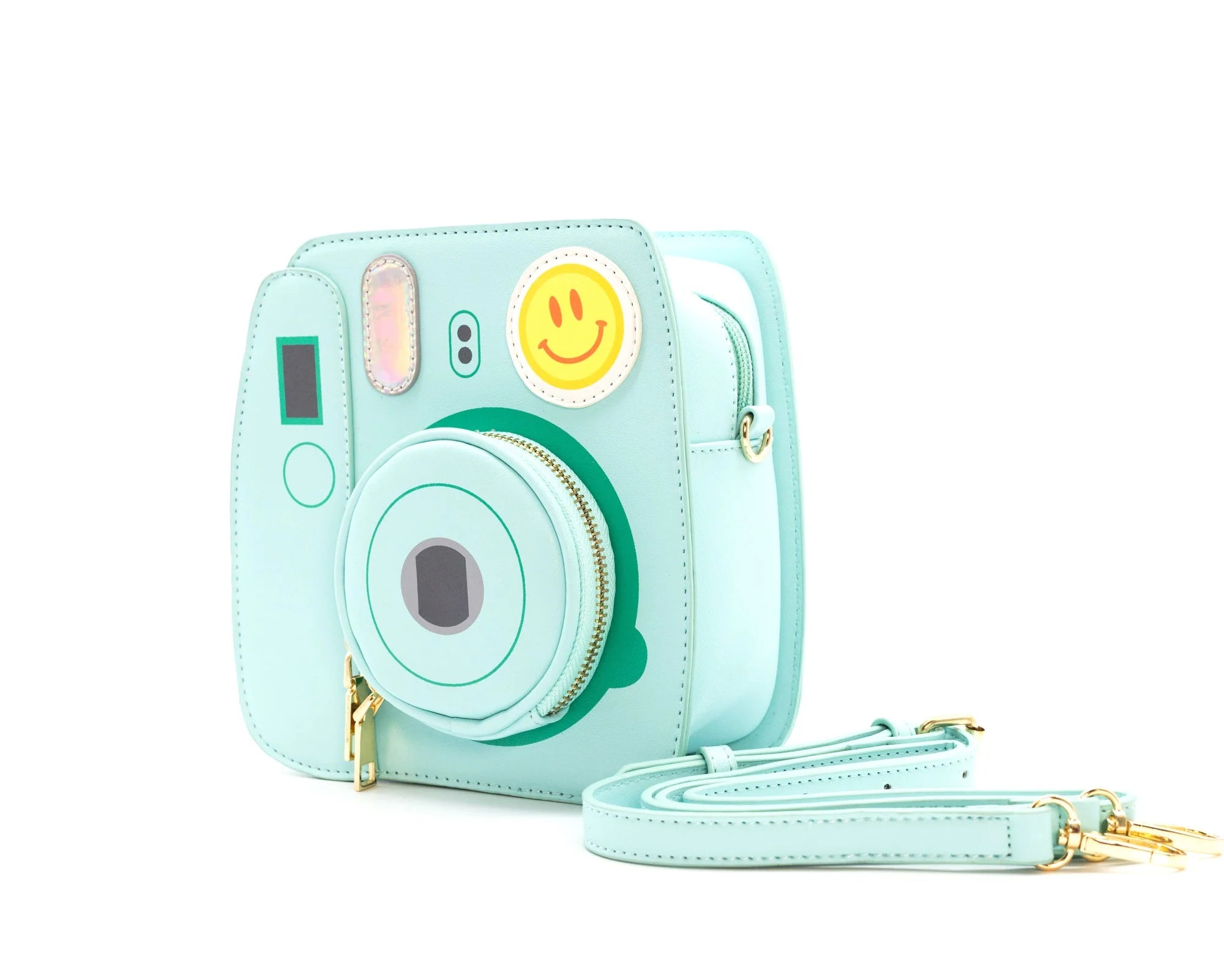 Oh Snap Instant Camera in Minty Blue Handbag by Bewaltz #7755