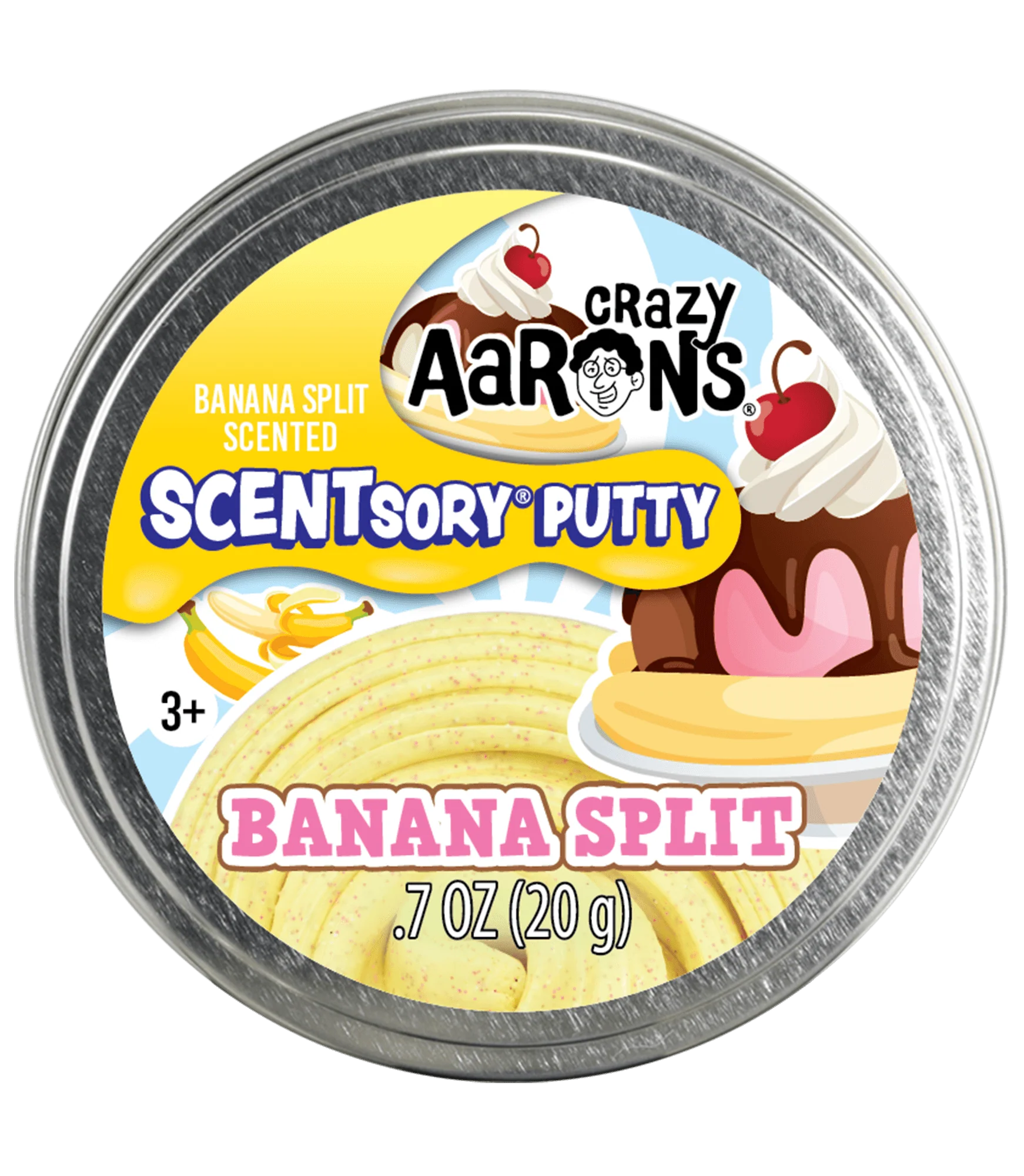 Scentsory Putty: Banana Split by Crazy Aaron’s #SCN-BS055