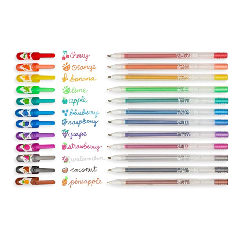 Yummy Yummy Scented Glitter Gel Pens by Ooly #132-105