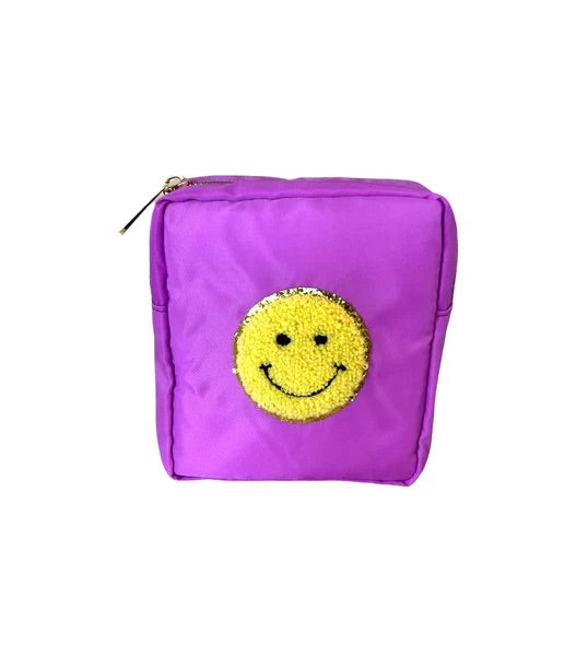 Varsity Smiley Face Bag by Mavi #8112