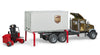 MACK Granite UPS Logistics Truck & Forklift by Bruder #2828
